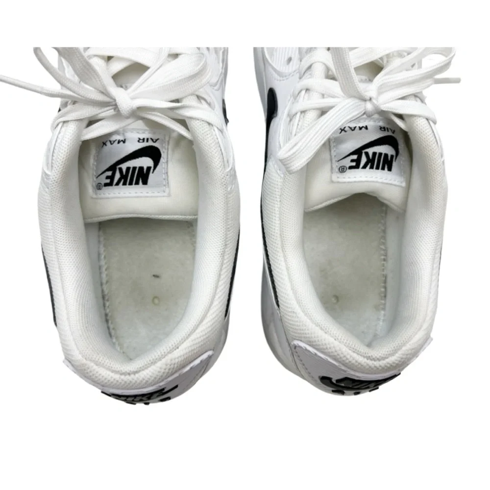 Nike Womens Air Max 90 Shoes White Black Size 10 NEED INSOLES
